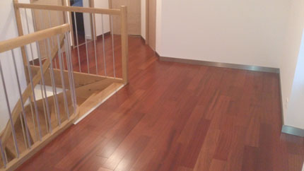 parquet contrecoll en jatoba - Saint Malo