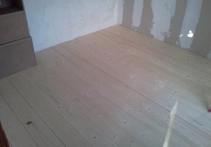 Pose de parquet sapin, Saint Lo